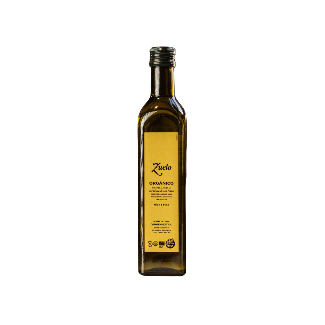 Aceite de Oliva Zuelo Orgánico Botella 500 cc